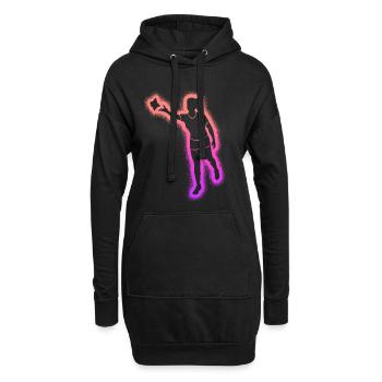 Joueuse de cornhole Enfants Femmes Filles Cornhole - Sweat-shirt à capuche long Femme - noir - Devant