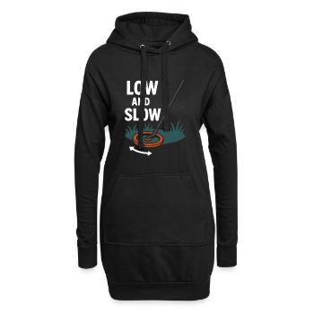 Schatzsuche bei niedriger und langsamer Metallerkennung - Hoodie-Kleid - Schwarz - Vorne