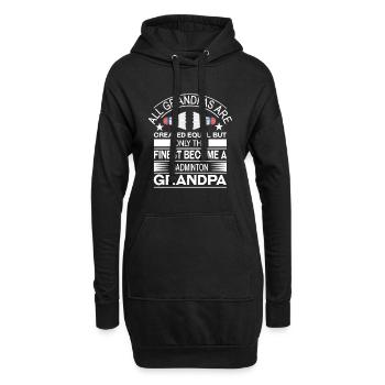 Badminton - Hoodie-Kleid - Schwarz - Vorne