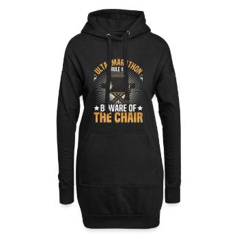 Ultraläuferschuhe Ultra Marathon Running 100 - Hoodie-Kleid - Schwarz - Vorne