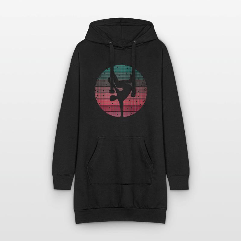 Breakdance Danse Breakdancer Breakdancer Rétro Breakdancer Sweat-shirt à capuche long Femme