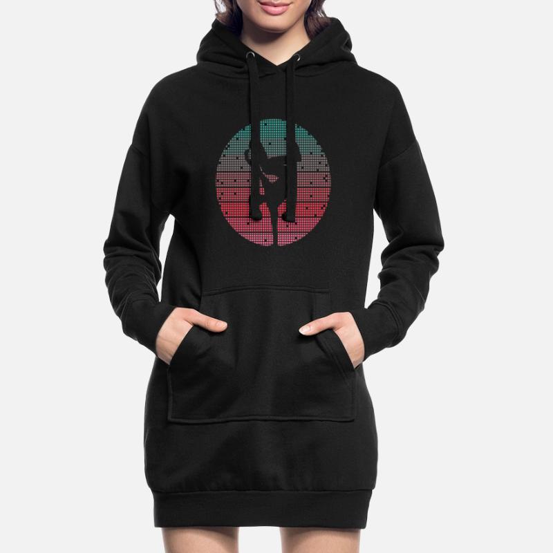 Breakdance Danse Breakdancer Breakdancer Rétro Breakdancer Sweat-shirt à capuche long Femme