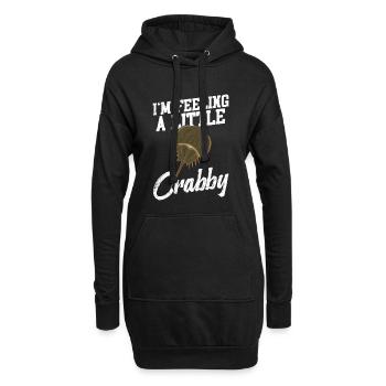 Hufeisenkrabbenbesitzer Biologe Chelicerate - Hoodie-Kleid - Schwarz - Vorne