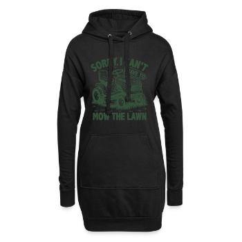 Désolé, je ne peux pas, je dois tondre la pelouse - Sweat-shirt à capuche long Femme - noir - Devant