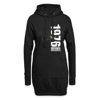 Cadeau pour le 50e anniversaire Mari Vintage Vintage 1976 - Sweat-shirt à capuche long Femme - noir - Devant
