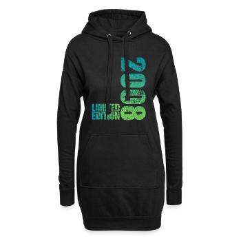 Limited Edition 2008 18th Birthday Gift - Hoodie Dress - black - Front