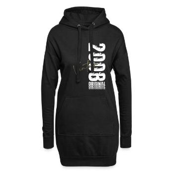 T-shirt du 18e anniversaire – Original 2008 Vintage Retro - Sweat-shirt à capuche long Femme - noir - Devant