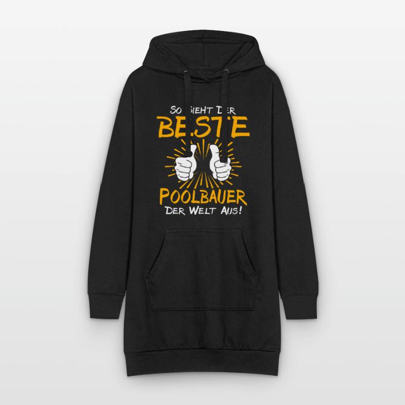 Pool Builder Gift Idea Hoodie Dress