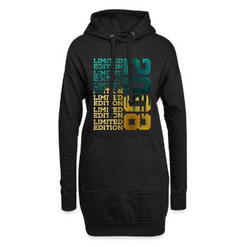 ÉDITION LIMITÉE 2008 18 ANS 18 ANS - Sweat-shirt à capuche long Femme - noir - Devant