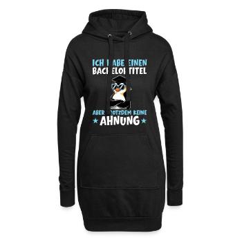 Licence mais toujours aucune idée - Sweat-shirt à capuche long Femme - noir - Devant