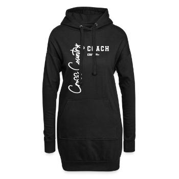 Crosslauftrainer Lauf für Teamleiter - Hoodie-Kleid - Schwarz - Vorne
