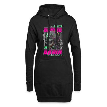 Neurodivergent Neurodiversität Neurodiverse - Hoodie-Kleid - Schwarz - Vorne
