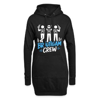 T-shirt de fête de garçon Hommes Grondement de fête de garçon - Sweat-shirt à capuche long Femme - noir - Devant