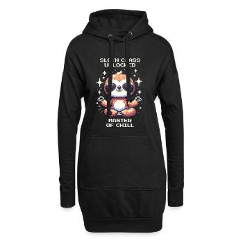 Classe Paresseuse Débloquée | Détends-toi - Sweat-shirt à capuche long Femme - noir - Devant