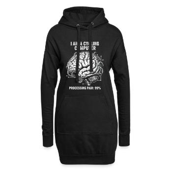 Vélo de route Vélo Vélo Sport Vélo VTT - Sweat-shirt à capuche long Femme - noir - Devant