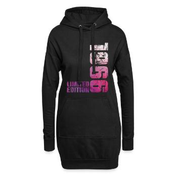 60ème Anniversaire Homme Femme 60 ans 1966 Cadeau - Sweat-shirt à capuche long Femme - noir - Devant