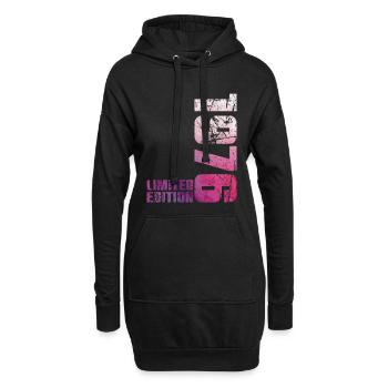 50. Geburtstag Mann Frau 50 Jahre 1976 Geschenk - Hoodie-Kleid - Schwarz - Vorne
