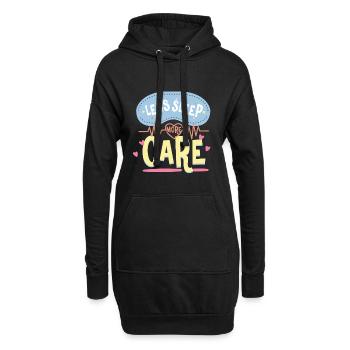 Aidant Aidant Soins aux personnes âgées Moins de sommeil Plus de soins - Sweat-shirt à capuche long Femme - noir - Devant
