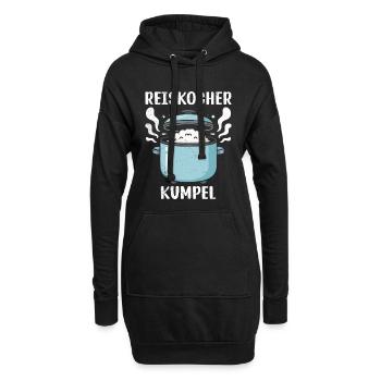 COPAIN DU CUISEUR À RIZ Restaurateur Plaisir culinaire - Sweat-shirt à capuche long Femme - noir - Devant