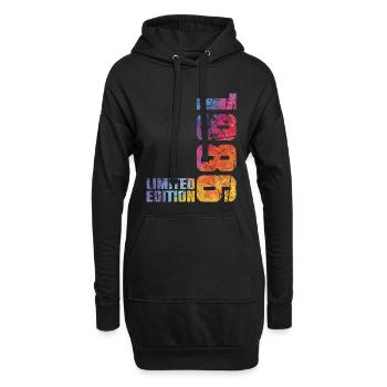 40. Jubiläum Mann Frau 40 Jahre 1986 Geschenk - Hoodie-Kleid - Schwarz - Vorne