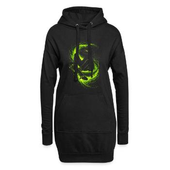 Skateur de boissons énergisantes - Sweat-shirt à capuche long Femme - noir - Devant