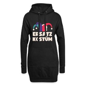 Costume de remplacement Carnaval Conception de fête de clown Carnaval - Sweat-shirt à capuche long Femme - noir - Devant