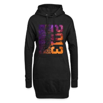 LIMITED EDITION 2013 BASKETBALL 13TH BIRTHDAY - Hoodie Dress - black - Front