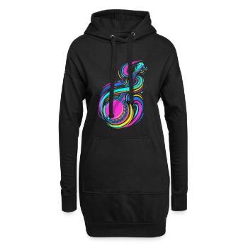 Banjo - Sweat-shirt à capuche long Femme - noir - Devant
