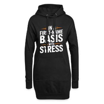 Retail Pharmacist On A First-Name Rx Specialist - Hoodie-Kleid - Schwarz - Vorne