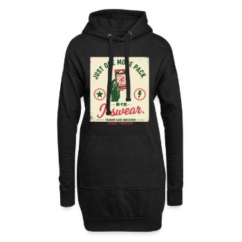 Nur noch ein Pack, ich schwöre, Sammelkarten-Obsession - Hoodie-Kleid - Schwarz - Vorne