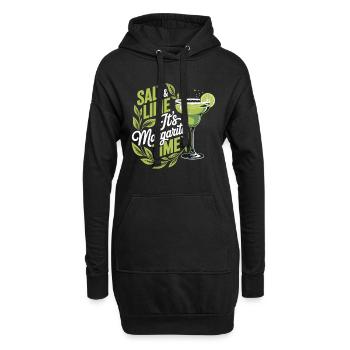 Salt & Lime It's Margarita Time T-Shirt - Sweat-shirt à capuche long Femme - noir - Devant