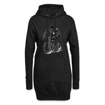Cycliste Vélo de route Vélo de VTT Sport Vélo - Sweat-shirt à capuche long Femme - noir - Devant
