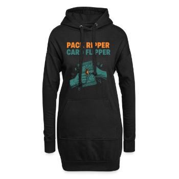 Pack Ripper Card Flipper Sammelkartensammler - Hoodie-Kleid - Schwarz - Vorne