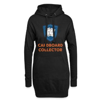 Booster de cartes à collectionner en carton - Sweat-shirt à capuche long Femme - noir - Devant