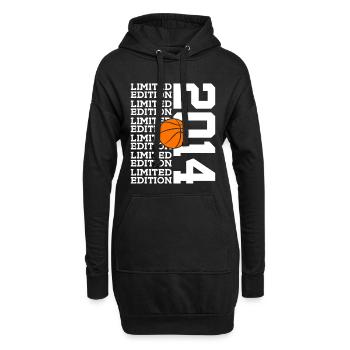 ÉDITION LIMITÉE 2014 BASKETBALL 12E ANNIVERSAIRE - Sweat-shirt à capuche long Femme - noir - Devant