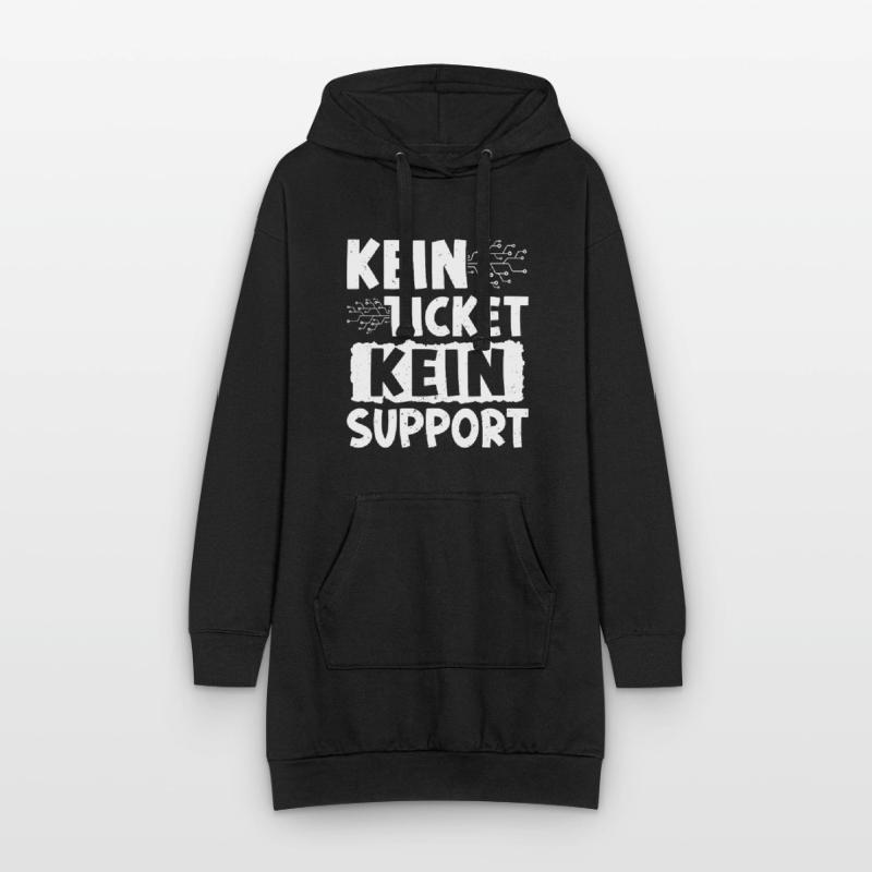 Nerd Computer NO TICKET NO PROBLEM FUNNY Hoodie Dress