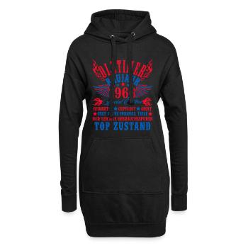 60. Geburtstag 60 Jahre Deko 1965 Geschenk Lustig - Hoodie-Kleid - Schwarz - Vorne