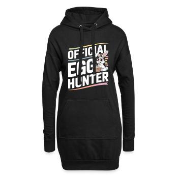 Official Egg Hunter Osterhase Ostern Humor - Hoodie-Kleid - Schwarz - Vorne