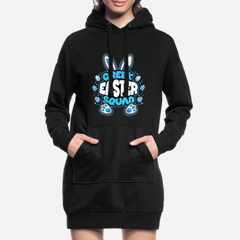 Greek Easter Squad Easter Bunny Easter Egg Hoodie Dress