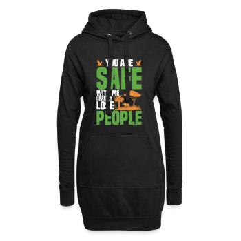 Rückholungsagent Fahrzeug zur Rückgewinnung von Fahrzeugen - Hoodie-Kleid - Schwarz - Vorne