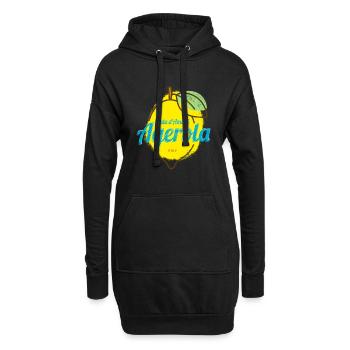 Agerola Costa d'Amalfi Zitrone Italien Amalfiküste - Hoodie-Kleid - Schwarz - Vorne