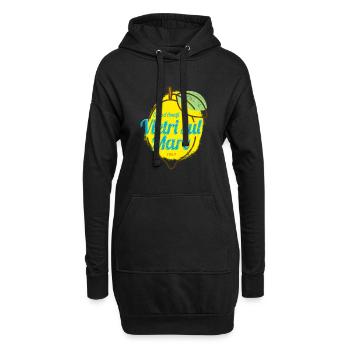 Vietri sul Mare Costa d'Amalfi Italien Amalfiküste - Hoodie-Kleid - Schwarz - Vorne