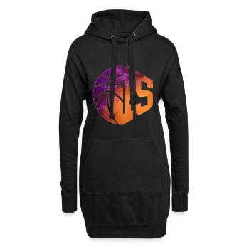 NUMMER 15 BASKETBALL 15. GEBURTSTAG - Hoodie-Kleid - Schwarz - Vorne