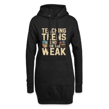 Enseignant de lycée enseignant aux adolescents - Sweat-shirt à capuche long Femme - noir - Devant