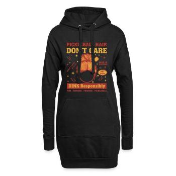 Pickleball Lustiger Pickleball Liebe - Hoodie-Kleid - Schwarz - Vorne