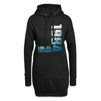 42. Geburtstag Mann Frau 42 Jahre alt 1984 Geschenk - Hoodie-Kleid - Schwarz - Vorne