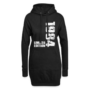 Cadeau d'anniversaire 42 ans 1984 Homme Femme - Sweat-shirt à capuche long Femme - noir - Devant