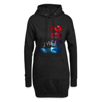 Cadeau du 20e anniversaire Mari Original mai 2006 - Sweat-shirt à capuche long Femme - noir - Devant