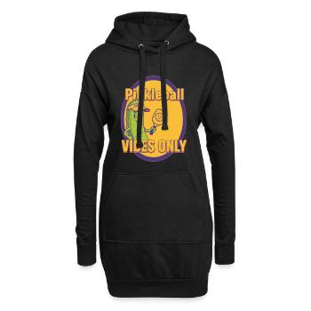 Pickleball Vibes Only Funny Player Love Pickleball - Hoodie Dress - black - Front