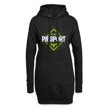 Piesport an der Mosel Weintrauben Vintage Souvenir - Hoodie-Kleid - Schwarz - Vorne